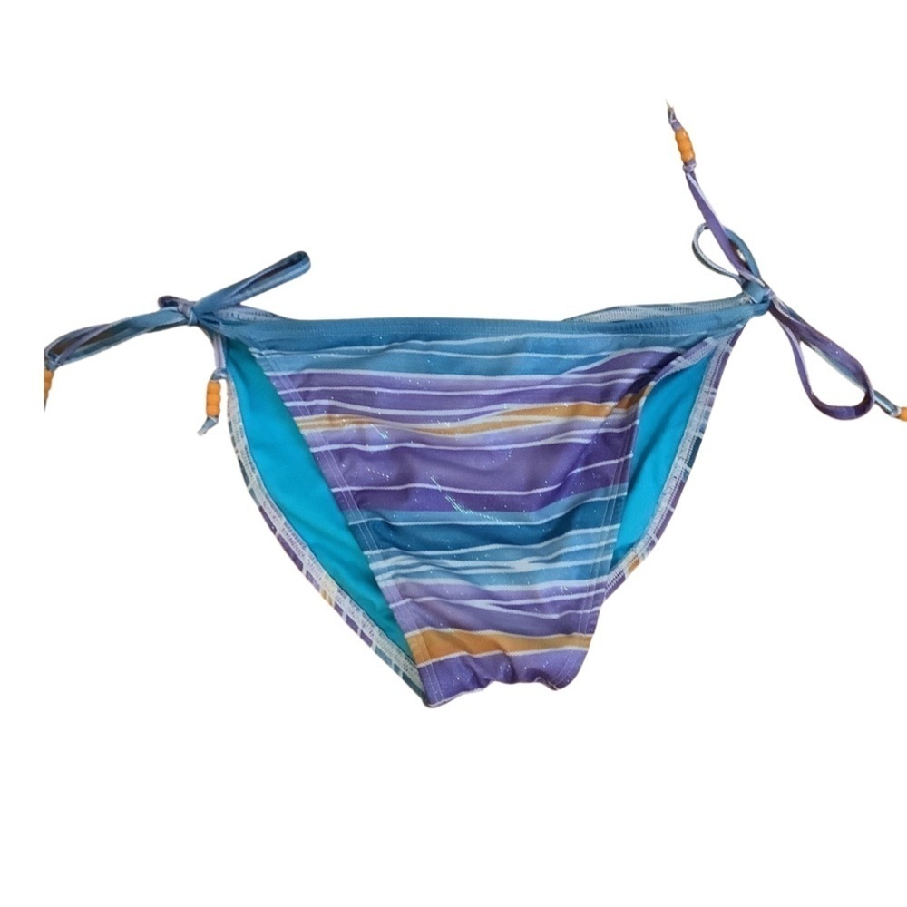 Indecent Proposal Side Ties & Scrunch Bikini Bottom. Made in USA Bikini NWT